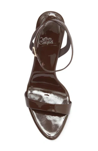 Jeffrey Campbell Blossmz Ankle Strap Satin Sandal In Multi