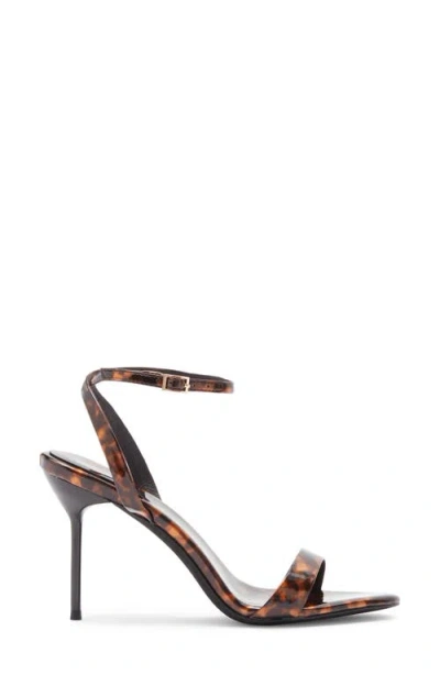 Jeffrey Campbell Blossmz Ankle Strap Satin Sandal In Multi