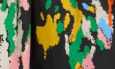 A.l.c . Tate Strapless Cotton Midi Dress In Multi