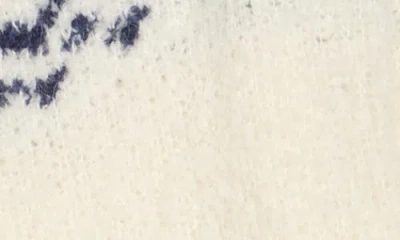 Derek Lam 10 Crosby Bette Fair Isle Cardigan In White