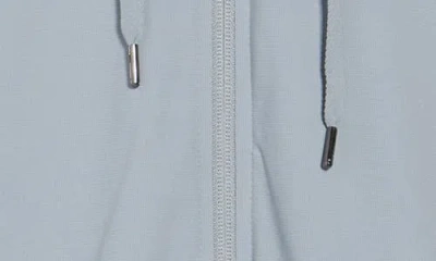 90 Degree By Reflex Warp Fleece Zip Hoodie In Gray