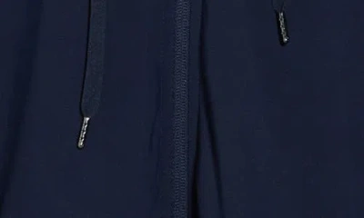 90 Degree By Reflex Warp Fleece Zip Hoodie In Blue