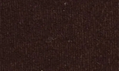 Steve Madden Rhinestone Buckle Velvet Belt In Brown