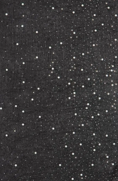 Steve Madden Dazzling Days Shine Scarf In Black