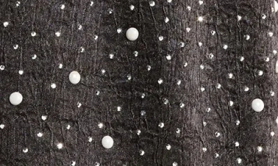 Steve Madden Dazzling Days Shine Scarf In Black