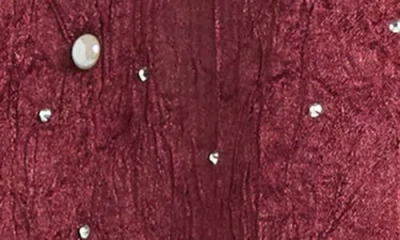 Steve Madden Dazzling Days Shine Scarf In Red