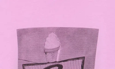 Icecream Dive Graphic T-shirt In Purple