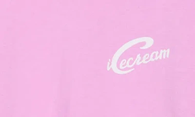 Icecream Waitress Graphic T-shirt In Pink