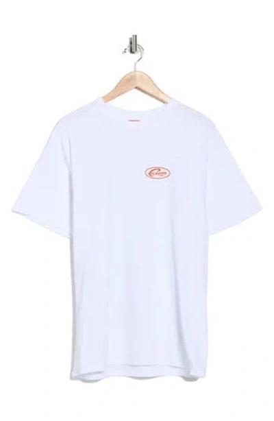 Icecream Mmm Food Graphic T-shirt In White