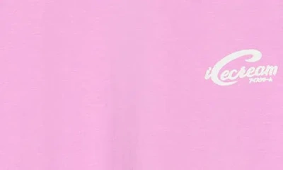Icecream Eye Spy Oversize Graphic T-shirt In Pink