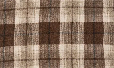 Alexia Admor Rami Plaid Long Sleeve Minidress In Brown