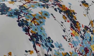 Azores Home Casablanca Floral Cotton Bedding Set In Multi