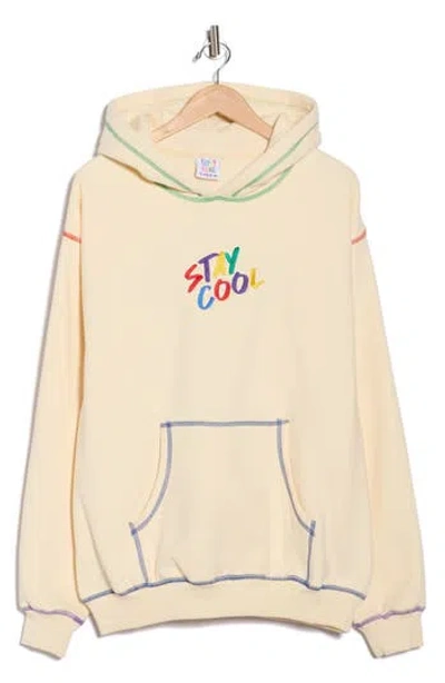 Staycool Art Hoodie In Brown