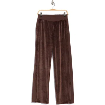 Yogalicious Double Butter Lavish Straight Leggings In Brown