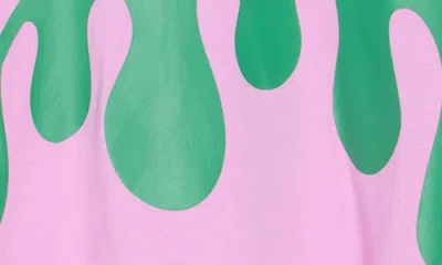 Icecream Drippy Graphic T-shirt In Purple