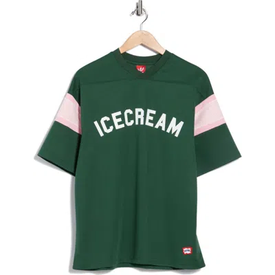 Icecream Pass Graphic T-shirt In Green