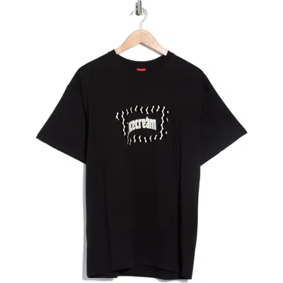 Icecream Soft Serve Graphic T-shirt In Black