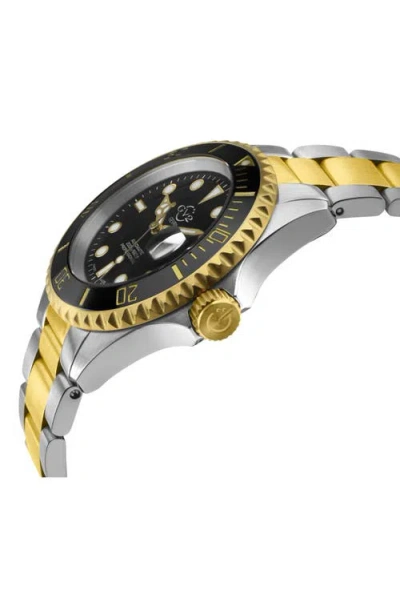 Gv2 Liguria Two-tone Swiss Automatic Bracelet Watch, 42mm In Multi