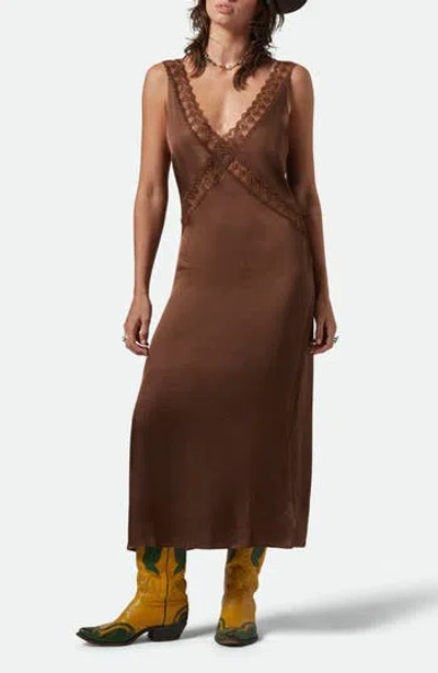 Brixton The Ridge Slipdress In Brown