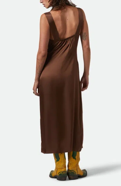 Brixton The Ridge Slipdress In Brown