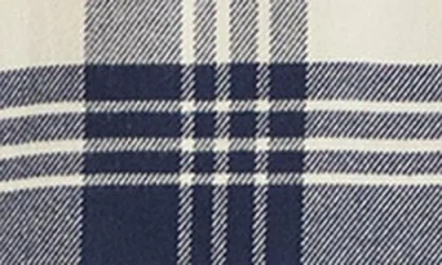 Brixton Bowery Standard Fit Plaid Heavyweight Cotton Flannel Button-up Shirt In Blue