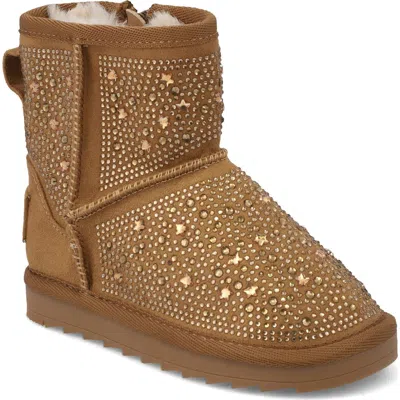 Mia Lil Autymn Faux Shearling Boot In Brown