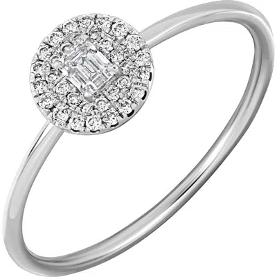 Bony Levy 18k White Gold Mika Diamond Ring In Gold