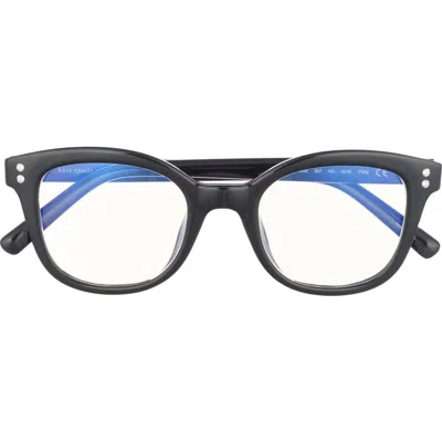 Kate Spade New York Tanea 48mm Cat Eye Reading Glasses In Black