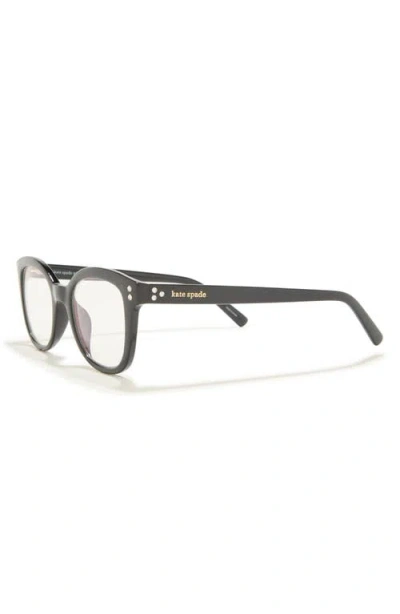 Kate Spade New York Tanea 48mm Cat Eye Reading Glasses In Black