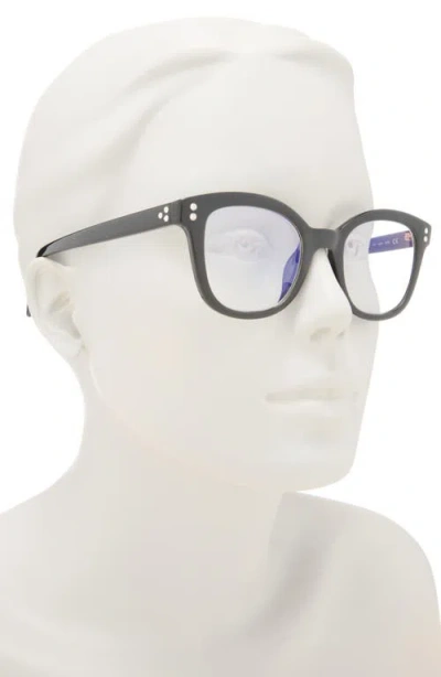 Kate Spade New York Tanea 48mm Cat Eye Reading Glasses In Black
