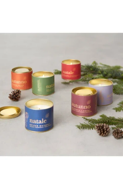 Via Mercato Natale Orange Gingersnap Candle In Multi