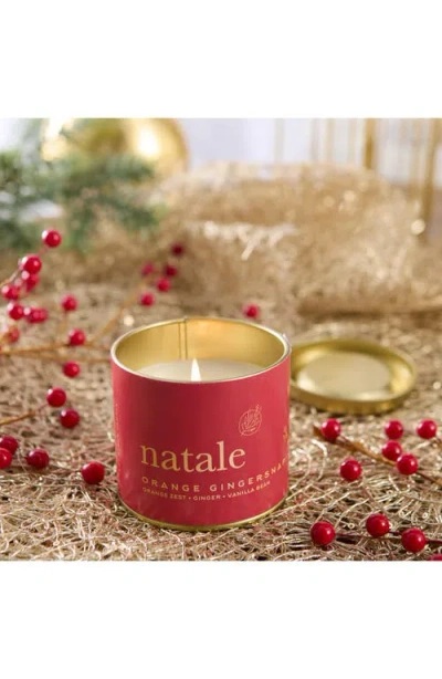 Via Mercato Natale Orange Gingersnap Candle In Multi