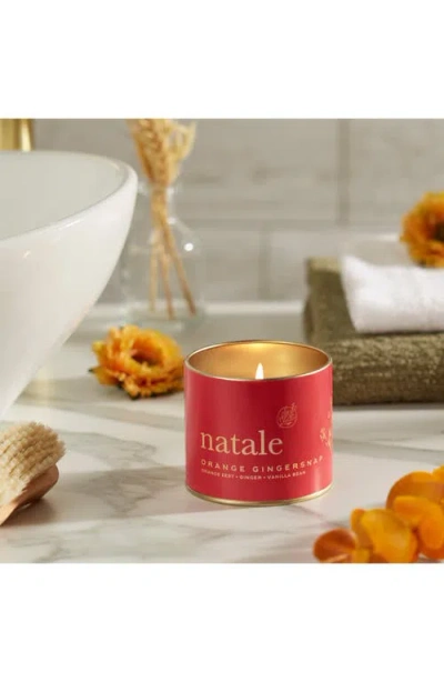 Via Mercato Natale Orange Gingersnap Candle In Multi