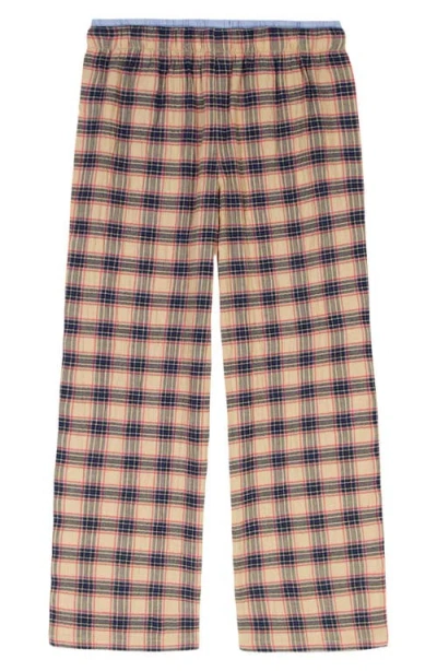 Tommy Hilfiger Girls 7-16 Yarn Dye Plaid Lounge Pants In Brown