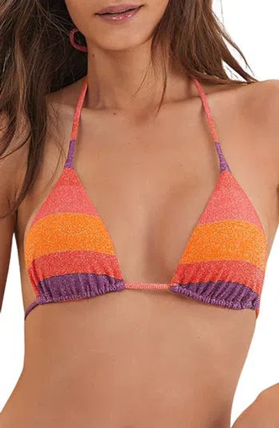 Vix Paula Hermanny Heatwave Triangle Bikini Top In Multi