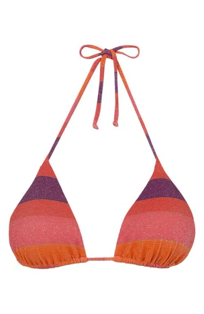 Vix Paula Hermanny Heatwave Triangle Bikini Top In Multi