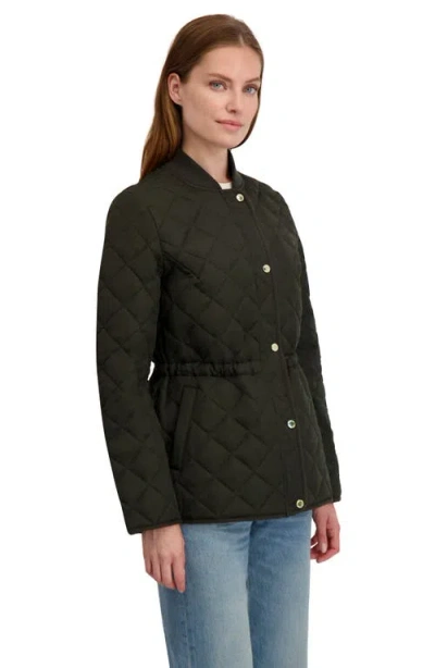 Laundry By Shelli Segal Diamond Quilted Jacket In Green