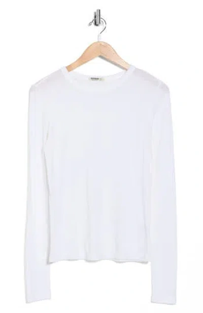 Buck Mason Cloud Jersey Long Sleeve T-shirt In White