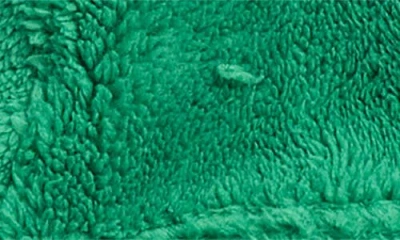 Margaux And Lexi Kids' Christmas Tree Faux Shearling Hoodie In Green