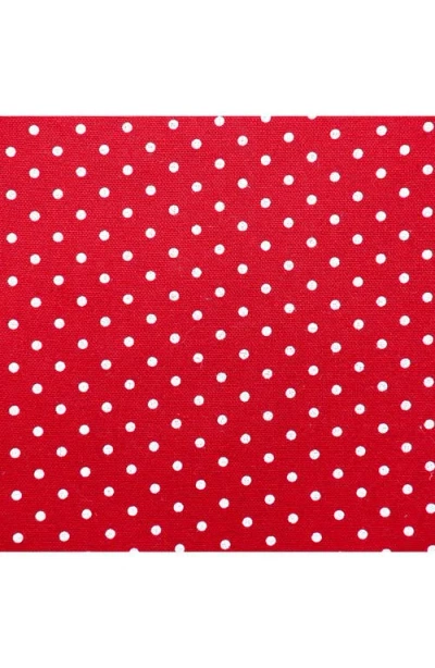 Parkland Collection Pattern Cotton Pillow In Red