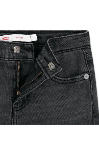 Levi's Kids' Wide Leg Jeans In Black