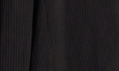 Matty M . Mock Neck Long Sleeve Dress In Black