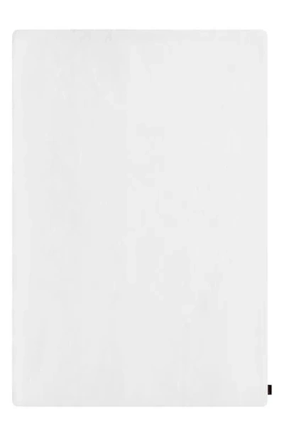 Juicy Couture Plush Throw Blanket In White