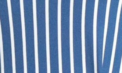 Nina Leonard Short Sleeve T-shirt Dress In Blue