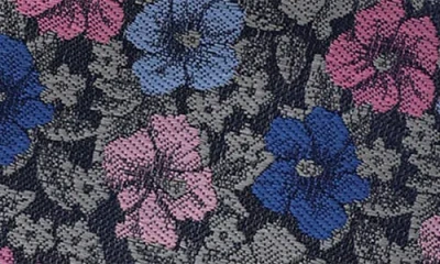 Ben Sherman Floral Pop Art Slim Tie In Blue