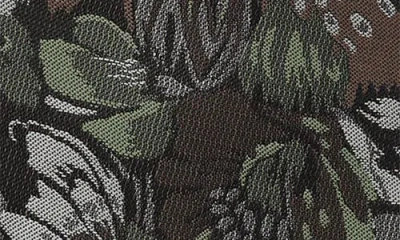 Ben Sherman Abstract Floral Jacquard Slim Tie In Multi