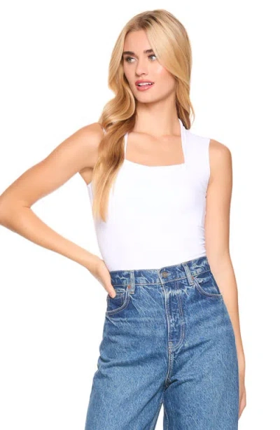 Susana Monaco Square Neck Tank In White