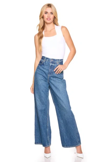 Susana Monaco Square Neck Tank In White