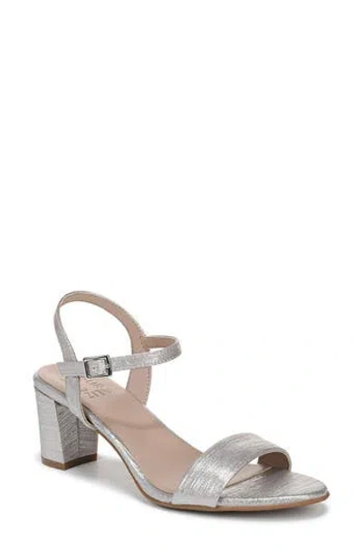 Naturalizer Bristol Sandal In Silver