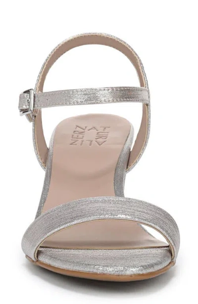 Naturalizer Bristol Sandal In Silver